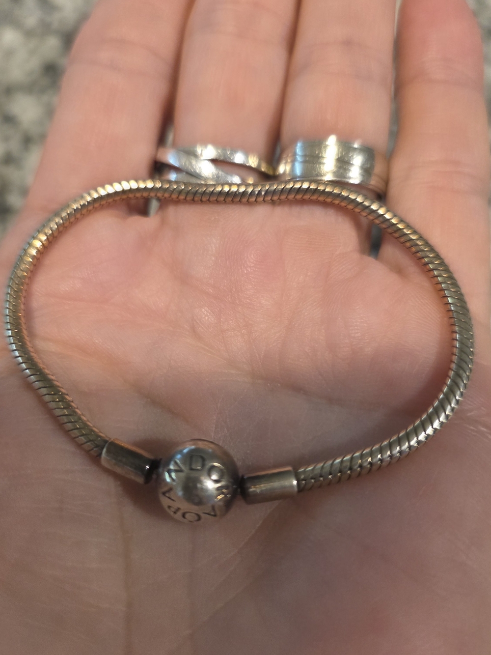 Pandora Bracelet 6.75in